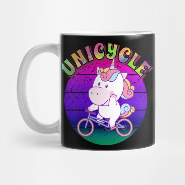 Unicorn On A Bicycle – Unicycle by RockReflections